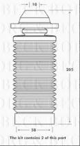 Borg & Beck BPK7094 - Juego de guardapolvos, amortiguador
