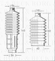 Borg & Beck BSG3029 - Fuelle, dirección