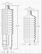 Borg & Beck BSG3032 - Fuelle, dirección