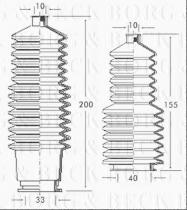 Borg & Beck BSG3060 - Fuelle, dirección