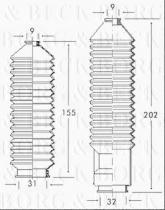 Borg & Beck BSG3131 - Fuelle, dirección