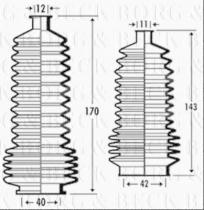 Borg & Beck BSG3359 - Fuelle, dirección