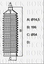 Borg & Beck BSG3407 - Fuelle, dirección