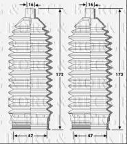 Borg & Beck BSG3427 - Fuelle, dirección