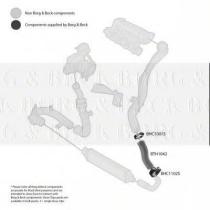 Borg & Beck BTH1042 - Tubo flexible de aire de sobrealimentación