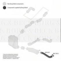 Borg & Beck BTH1071 - Tubo flexible de aire de sobrealimentación