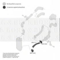 Borg & Beck BTH1117 - Tubo flexible de aire de sobrealimentación