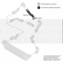 Borg & Beck BTH1163 - Tubo flexible de aire de sobrealimentación