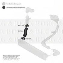 Borg & Beck BTH1212 - Tubo flexible de aire de sobrealimentación