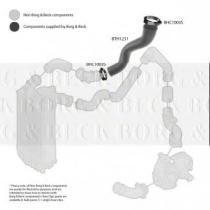 Borg & Beck BTH1231 - Tubo flexible de aire de sobrealimentación