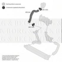 Borg & Beck BTH1263 - Tubo flexible de aire de sobrealimentación