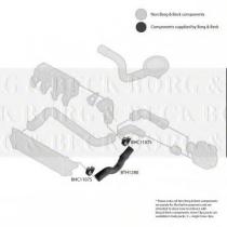 Borg & Beck BTH1280 - Tubo flexible de aire de sobrealimentación