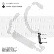 Borg & Beck BTH1300 - Tubo flexible de aire de sobrealimentación