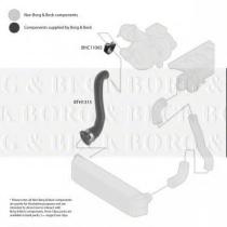 Borg & Beck BTH1315 - Tubo flexible de aire de sobrealimentación