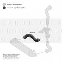Borg & Beck BTH1359 - Tubo flexible de aire de sobrealimentación