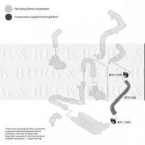 Borg & Beck BTH1380 - Tubo flexible de aire de sobrealimentación