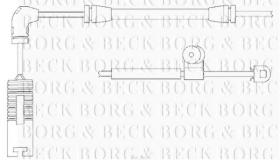 Borg & Beck BWL3009 - Contacto de aviso, desgaste de los frenos