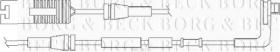 Borg & Beck BWL3011 - Contacto de aviso, desgaste de los frenos