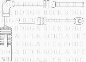 Borg & Beck BWL3012 - Contacto de aviso, desgaste de los frenos