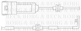 Borg & Beck BWL3022 - Contacto de aviso, desgaste de los frenos