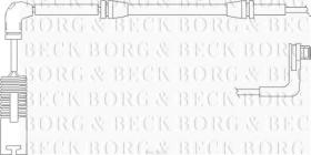 Borg & Beck BWL3025 - Contacto de aviso, desgaste de los frenos
