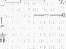Borg & Beck BWL3026 - Contacto de aviso, desgaste de los frenos