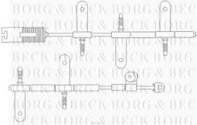 Borg & Beck BWL3031 - Contacto de aviso, desgaste de los frenos
