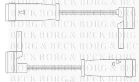 Borg & Beck BWL3050 - Contacto de aviso, desgaste de los frenos