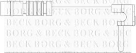 Borg & Beck BWL3072 - Contacto de aviso, desgaste de los frenos