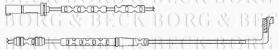 Borg & Beck BWL3093 - Contacto de aviso, desgaste de los frenos