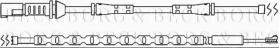 Borg & Beck BWL3102 - Contacto de aviso, desgaste de los frenos