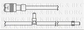 Borg & Beck BWL3123 - Contacto de aviso, desgaste de los frenos