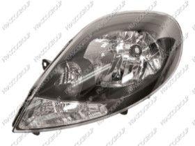 REF: OP9344824 - OPTICA IZQUIERDA H4 ELECTRICA-CON MOTOR-NEGRA