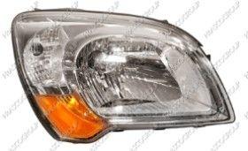 REF: KI0234803 - OPTICA DERECHA H4 ELECTRICA-SIN MOTOR-PILOTO AMBAR