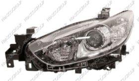 REF: MZ0534904 - OPTICA IZQUIERDA H11+H15 ELECTRICA-SIN MOTOR