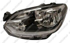 REF: VG2014804 - OPTICA IZQUIERDA H4 ELECTRICA-SIN MOTOR-NEGRA-CON BORDE CROM