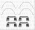 Borg & Beck BBK1470 - Kit de accesorios, pastillas de frenos