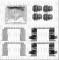 Borg & Beck BBK1520 - Kit de accesorios, pastillas de frenos