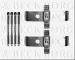 Borg & Beck BBK1580 - Kit de accesorios, pastillas de frenos
