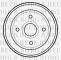 Borg & Beck BBR7115 - Tambor de freno