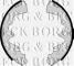 Borg & Beck BBS6108 - Juego de zapatas de frenos