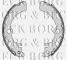 Borg & Beck BBS6289 - Juego de zapatas de frenos