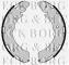 Borg & Beck BBS6435 - Juego de zapatas de frenos